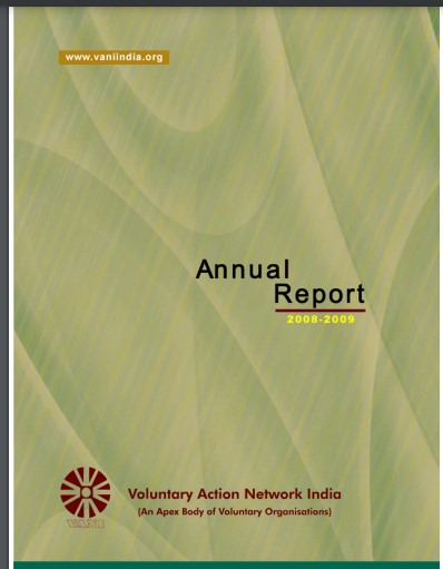 VANI's Annual Report 2008 - 2009