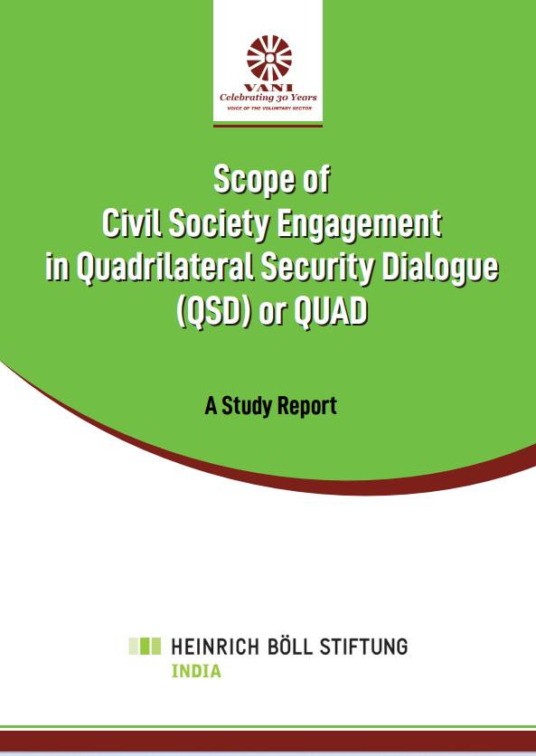 Scope of Civil Society Engagement in Quadrilateral Security Dialogue (QSD) or QUAD English